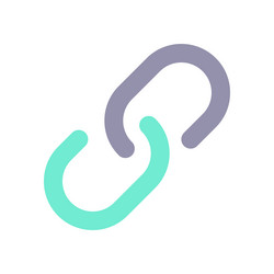 resources and links flat color ui icon vector image