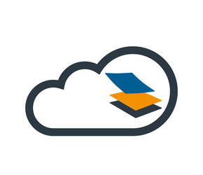 Cloud computing and documents vector