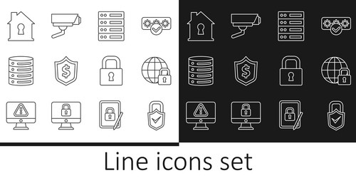 Set line lock and check mark global lockdown vector