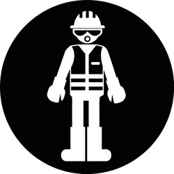 Construction worker people icon design Royalty Free Vector