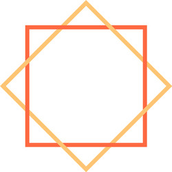 abstract geometric element created using square vector image