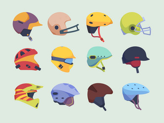 safety sport helmet head accident protection vector