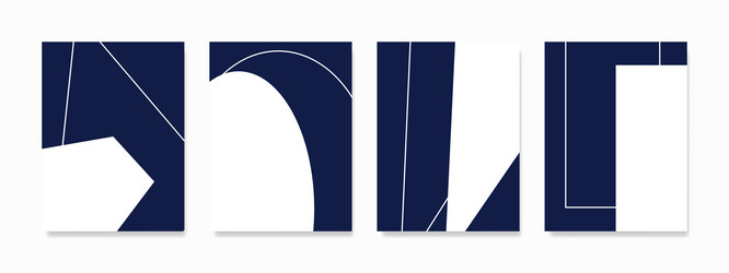 abstract of a simple shape with stroked lines vector image