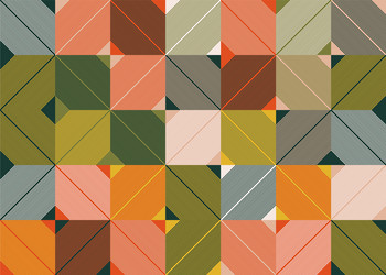 linear abstract pattern design vector image