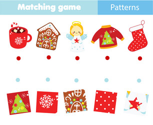Pattern Matching Game Examples Matching game match pattern and funny insects Vector Image