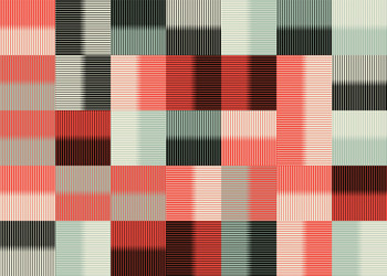 Linear abstract pattern design vector