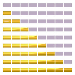 progress loading bar with lighting vector image
