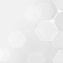 digital technology background with hexagon vector image