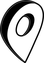 Map location pointer vector