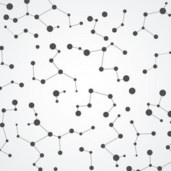 abstract background with connected line and dots vector image