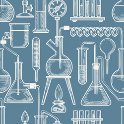 Science chemical laboratory Royalty Free Vector Image