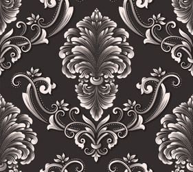 damask seamless pattern element classical vector image