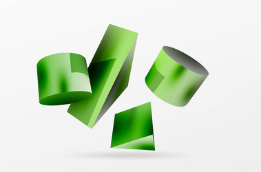 3d abstract background shapes triangle vector image
