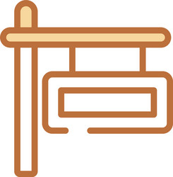 concept 2 colored icon simple line element vector image