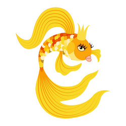 Golden Fish Fairy Tale Vector Images (71)