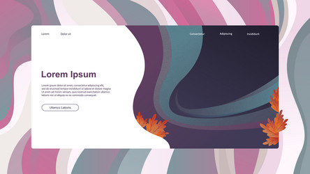 abstract header website or business with lorem vector image