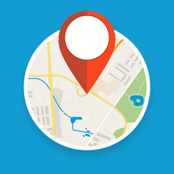 Navigation geolocation icon vector