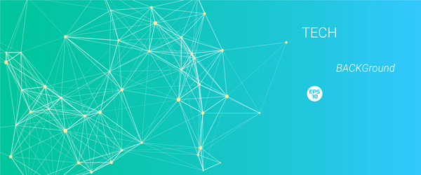 Technical Particle Background vector image