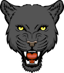 Powerful Panther Head Vector Image