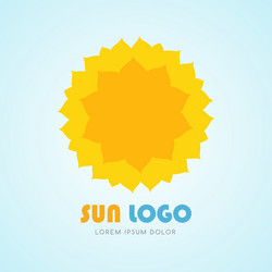 sun icon set vector