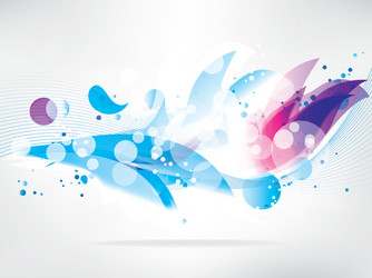 abstract background with colored elements vector