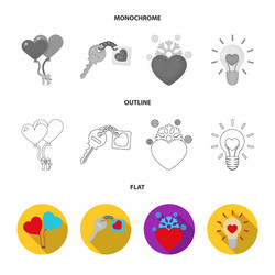 Isolated object abstract and shape icon set vector