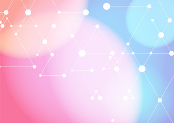 abstract image triangular lines connected vector image