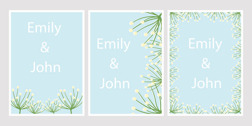 cute flat style dandelion on blue background Vector Image