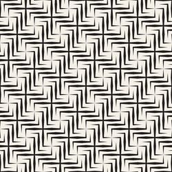 Seamless cross tiling pattern modern vector
