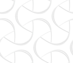 3d white triangular with striped offset vector image