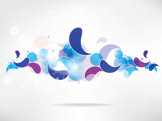 Abstract background with colored elements vector