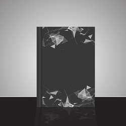abstract composition line and triangle vector image