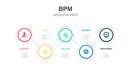 account client analyze optimize monitoring vector image