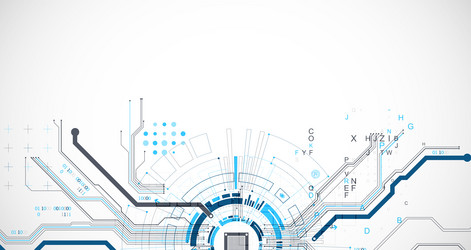 abstract background with plexus effect scientific vector image