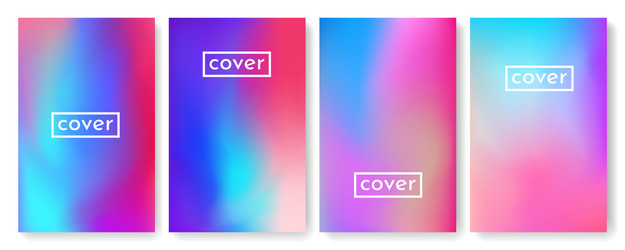 bright color background with mesh gradient vector image