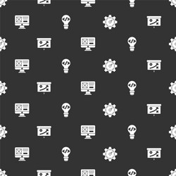 set website statistic planning strategy concept vector image