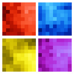a set multicolor polygon triangle triangular vector image