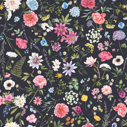 Beautiful seamless floral pattern Royalty Free Vector Image