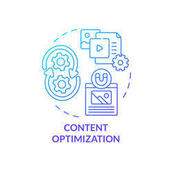 Ai powered content creation concept icon Vector Image