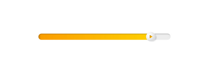 colored scroll bar for user interface scrollbar vector image