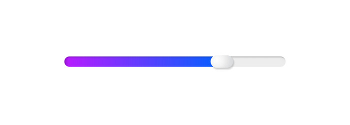 Colored scroll bar for user interface scrollbar vector