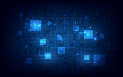 Abstract rectangle digital texture dynamic design vector