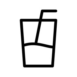 Drinks icon vector