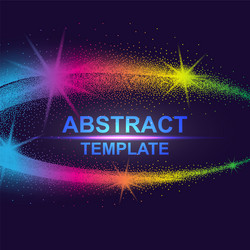 dynamic abstract scattering particles background vector image