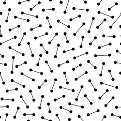 monochrome simple seamless pattern lines and dots vector