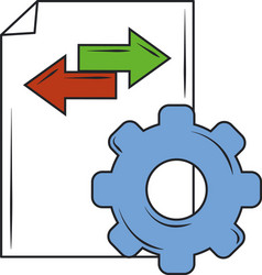 web development optimization solution creation vector image