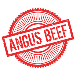Angus beef stamp Royalty Free Vector Image - VectorStock