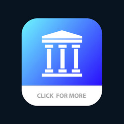 user bank cash mobile app button android and ios vector image