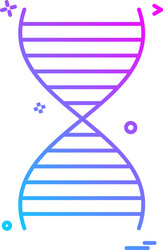 Dna icon design vector