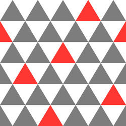seamless pattern background triangle vector image